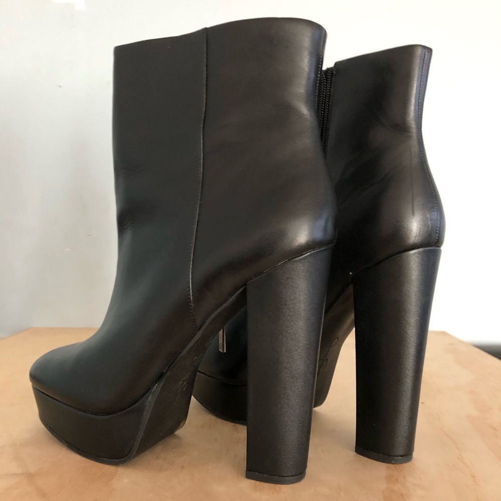 Jessica Simpson platform boots
